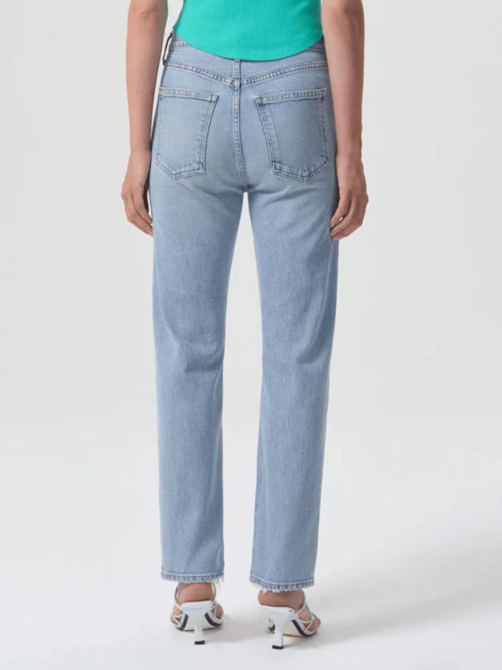 AGOLDE | High Rise Stovepipe Jeans in Destination - Picture 2 of 11